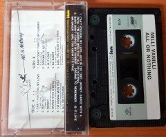 MILLI VANILLI - ALL OR NOTHING (1988) MMY CASSETTE MADE IN TURKEY ''USED'' PAPER LABEL