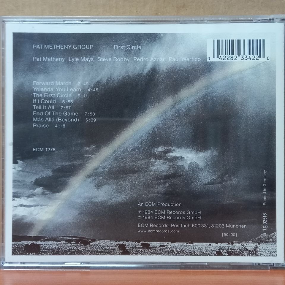 PAT METHENY GROUP - FIRST CIRCLE (1984) - CD 2.EL
