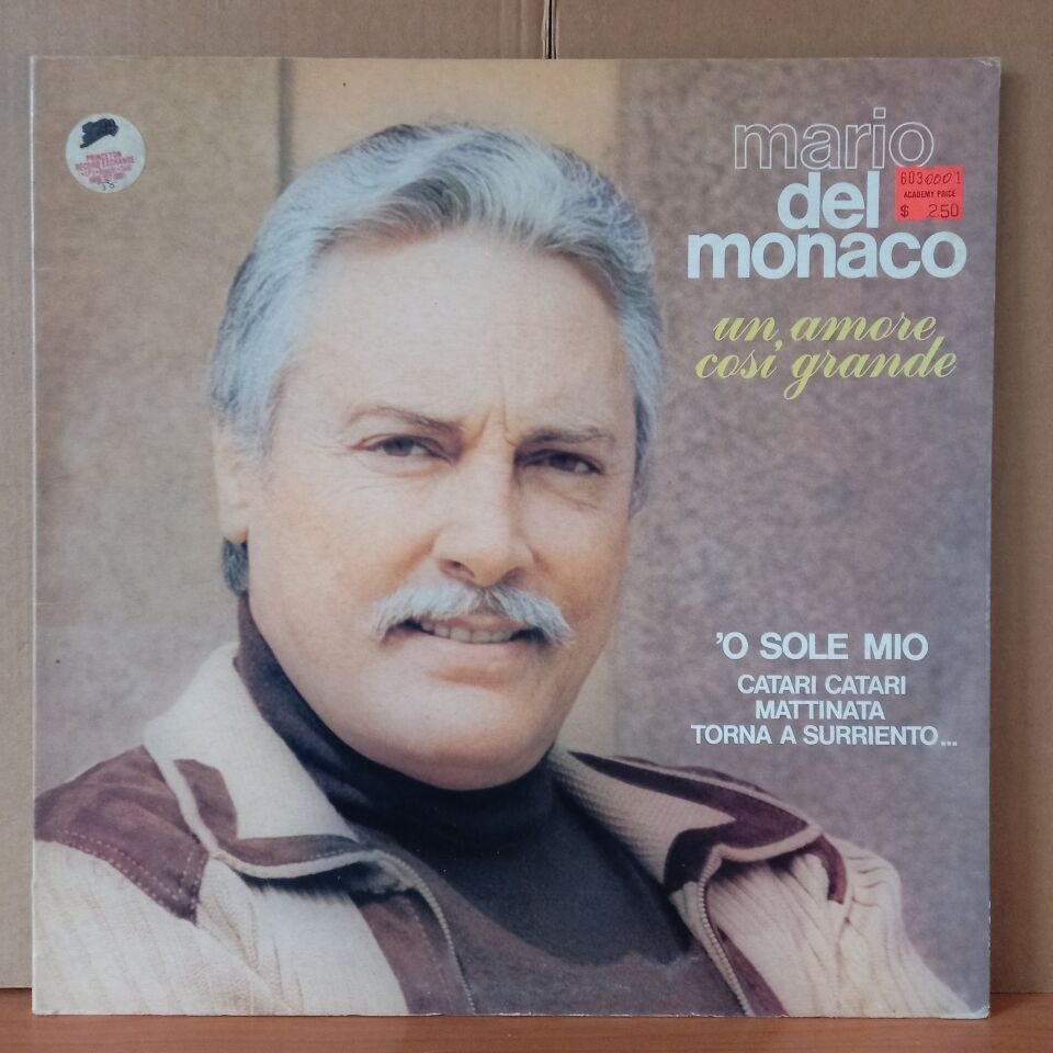 MARIO DEL MONACO – UN AMORE COSI GRANDE (1975) - LP 2.EL PLAK