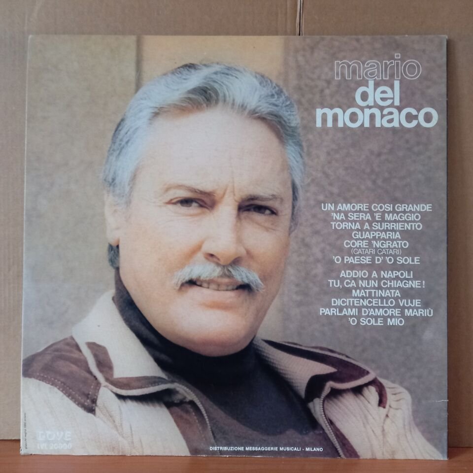 MARIO DEL MONACO – UN AMORE COSI GRANDE (1975) - LP 2.EL PLAK