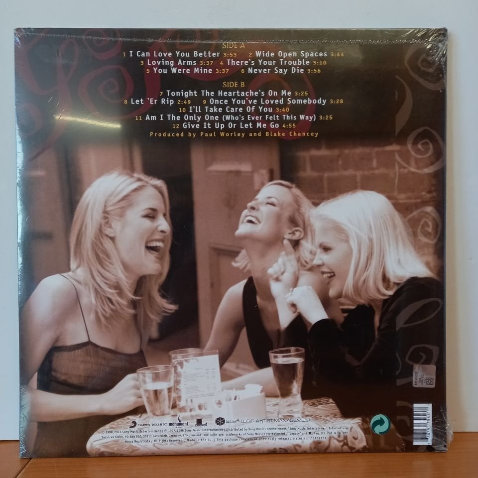 DIXIE CHICKS – WIDE OPEN SPACES (2016) - LP DÖNEM BASKI SIFIR PLAK