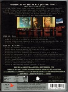 SEVEN - BRAD PITT - MORGAN FREEMAN - DAVID FINCHER - 2DVD+DEFTER 2.EL