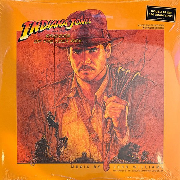 JOHN WILLIAMS - INDIANA JONES AND THE RAIDERS OF THE LOST ARK OST (1981) - 2LP 2024 REMASTERED REISSUE LIMITED EDITION 180GR GATEFOLD PLAK SIFIR