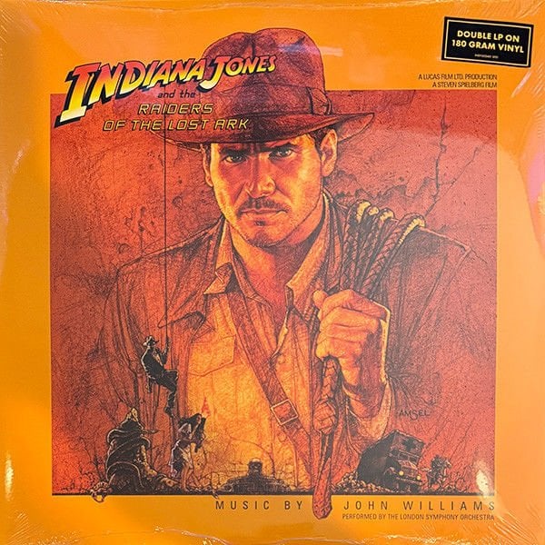 JOHN WILLIAMS - INDIANA JONES AND THE RAIDERS OF THE LOST ARK OST (1981) - 2LP 2024 REMASTERED REISSUE LIMITED EDITION 180GR GATEFOLD PLAK SIFIR