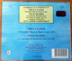 COMPOSERS OF TADJIKISTAN / FIROUZ BAHOR TOLIP SHAHIDI ALEXANDER VEDERNIKOV (1994) CD SIFIR