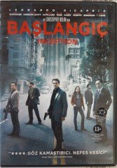 INCEPTION - BAŞLANGIÇ - LEONARDO DiCAPRIO - MARION COTILLARD - MICHAEL CAINE - CHRISTOPHER NOLAN - DVD 2.EL