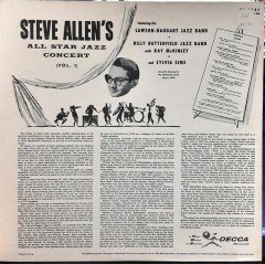 STEVE ALLEN - ALL STAR JAZZ CONCERT VOL.I - PLAK 2.EL
