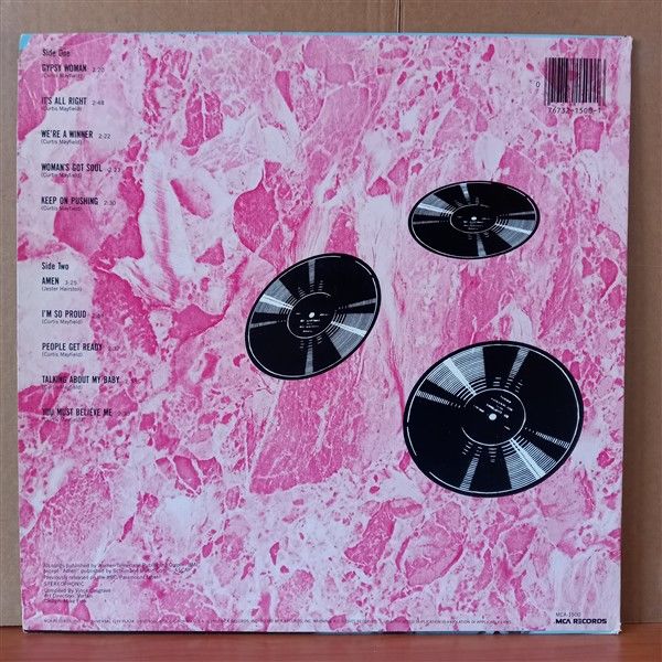 THE IMPRESSIONS – GREATEST HITS (1982) - LP 2.EL PLAK