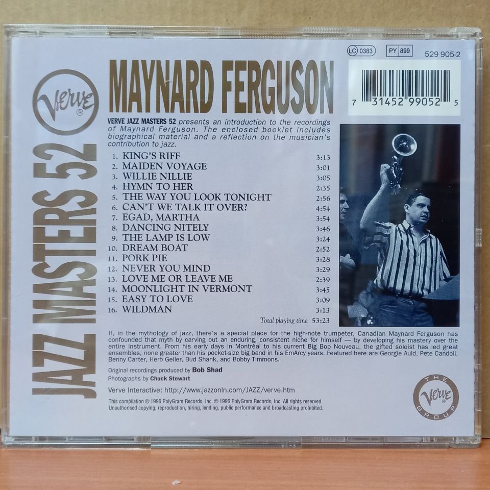 MAYNARD FERGUSON – VERVE JAZZ MASTERS 52 (1996) - CD 2.EL