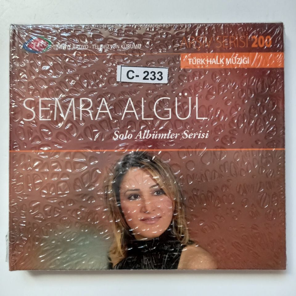 SEMRA ALGÜL / TÜRK HALK MÜZİĞİ / TRT ARŞİV SERİSİ 200 - CD SIFIR