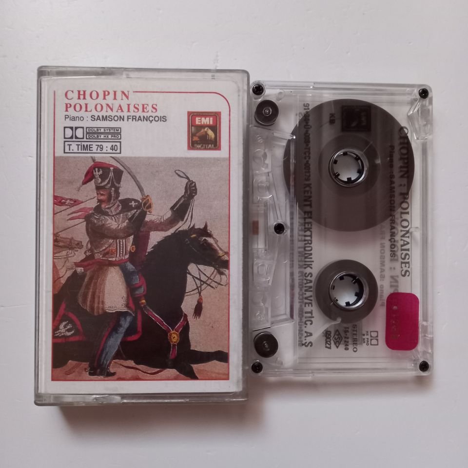 CHOPIN: POLONAISES / PIANO: SAMSON FRANÇOIS (1991) - KASET 2.EL