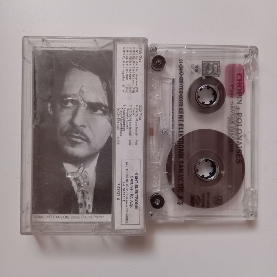 CHOPIN: POLONAISES / PIANO: SAMSON FRANÇOIS (1991) - KASET 2.EL