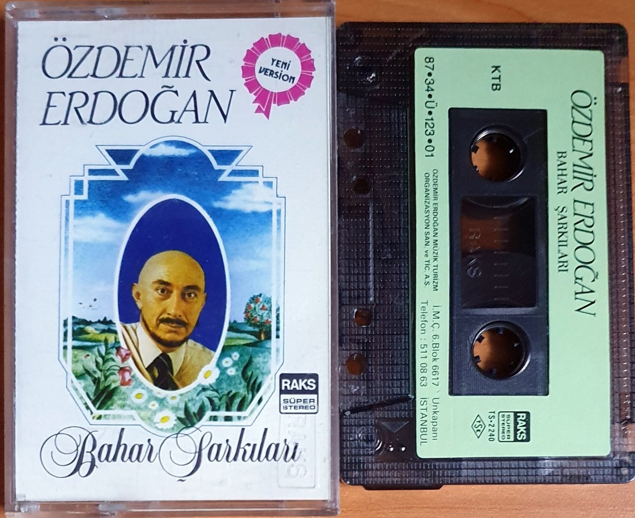 ÖZDEMİR ERDOĞAN - BAHAR ŞARKILARI (1987) - KASET 2.EL