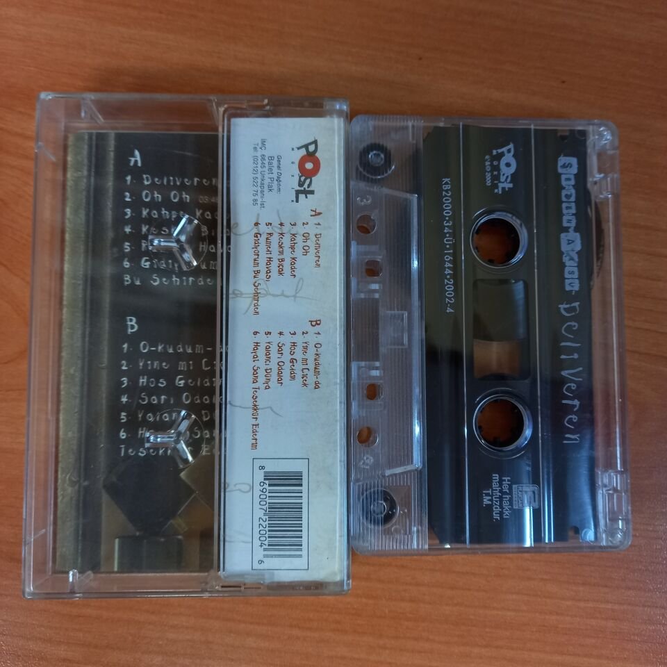 SEZEN AKSU - DELİVEREN (2000) - KASET 2.EL
