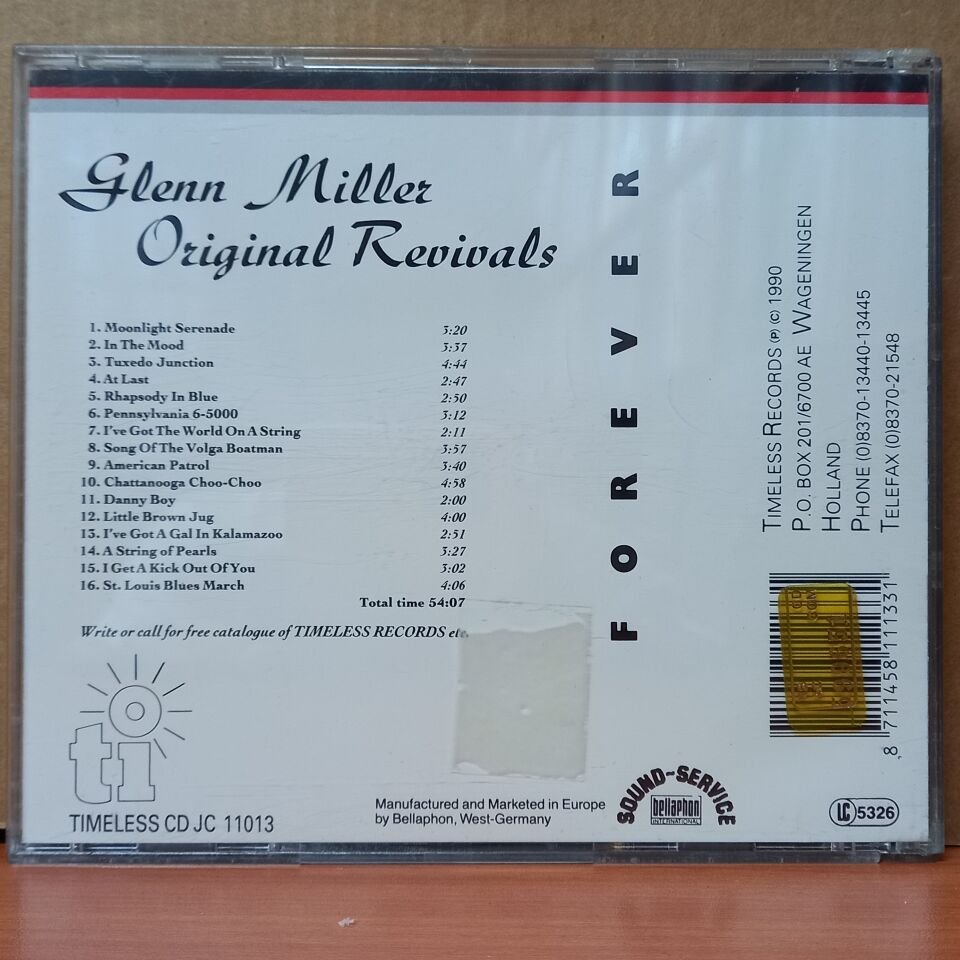 GLENN MILLER - ORIGINAL REVIVALS / FOREVER (1990) - CD 2.EL