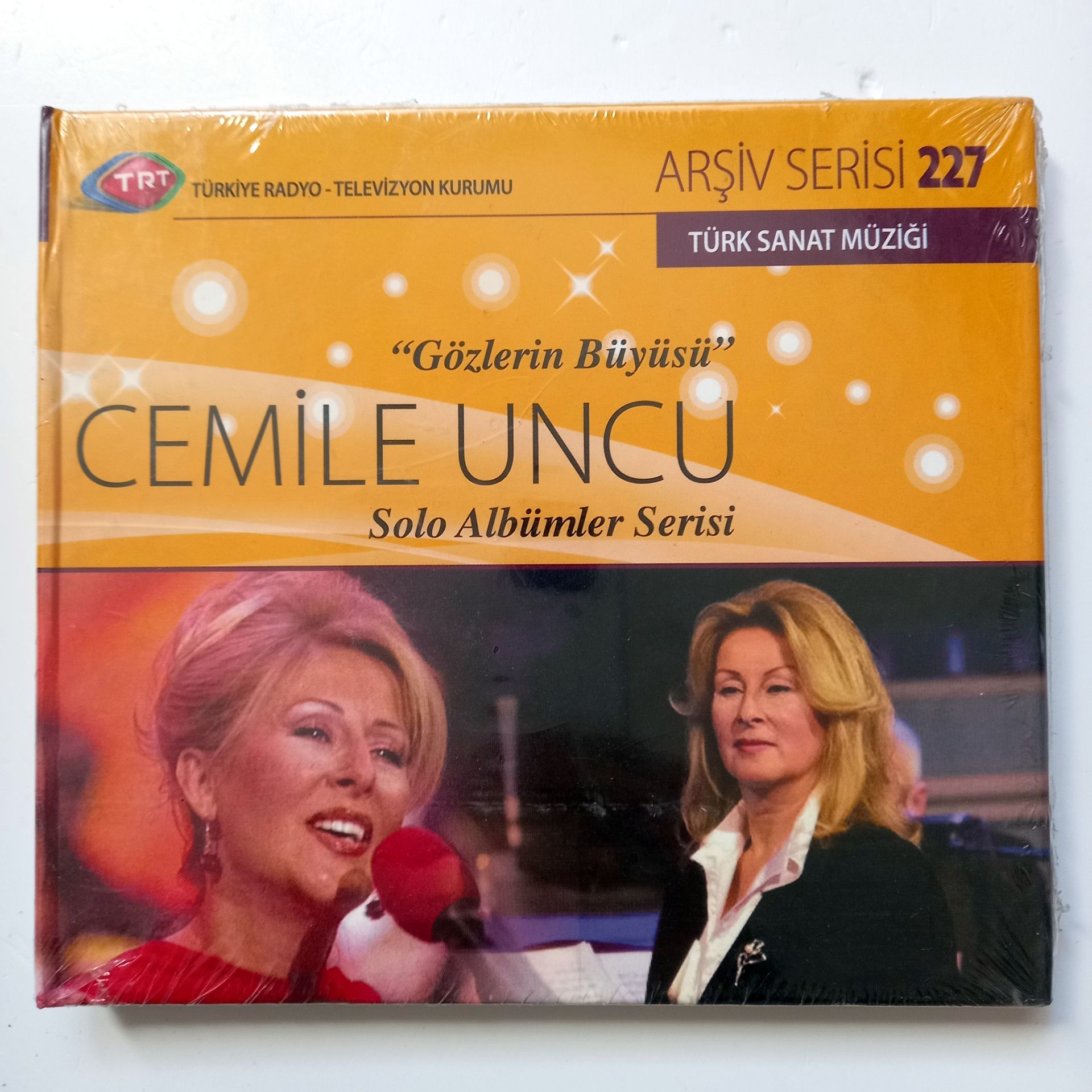 ''GÖZLERİN BÜYÜSÜ'' CEMİLE UNCU / TÜRK SANAT MÜZİĞİ / TRT ARŞİV SERİSİ 227 - CD SIFIR