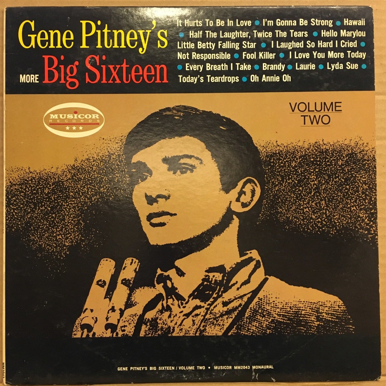 GENE PITNEY - MORE BIG SIXTEEN VOLUME TWO (1965) MONO 2.EL PLAK