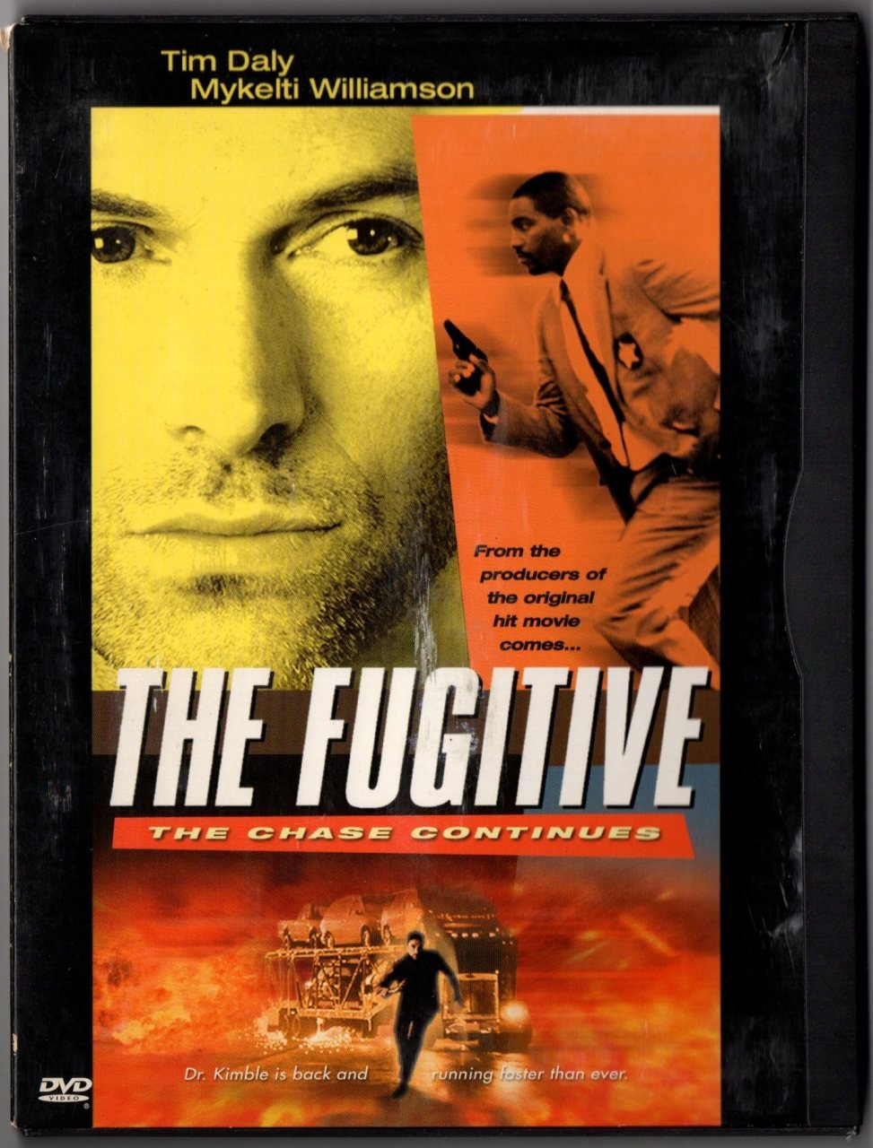 THE FUGITIVE THE CHASE CONTINUES - TIM DALY - SNAPCASE DVD 2.EL