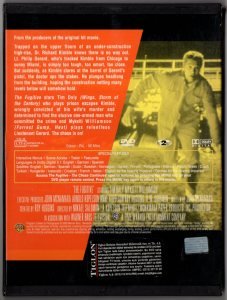 THE FUGITIVE THE CHASE CONTINUES - TIM DALY - SNAPCASE DVD 2.EL