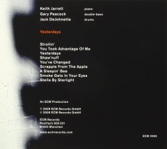 KEITH JARRETT - YESTERDAYS (2009) GARY PEACOCK JACK DEJOHNETTE - CD ECM RECORDS SIFIR