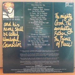 UNTO US A CHILD IS BORN - OKLAHONA BAPTIST FESTIVAL CHOIR (1978) - LP 2.EL PLAK