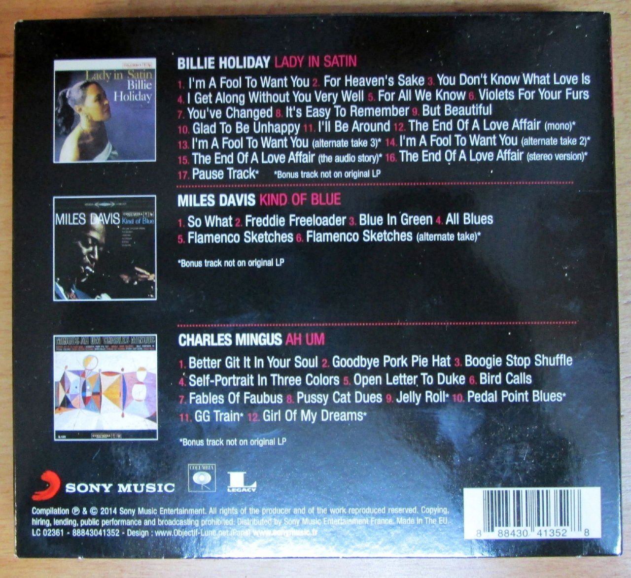 THE FIFTIES JAZZ YEARS 3 ORGINAL ALBUMS 3CD 2.EL