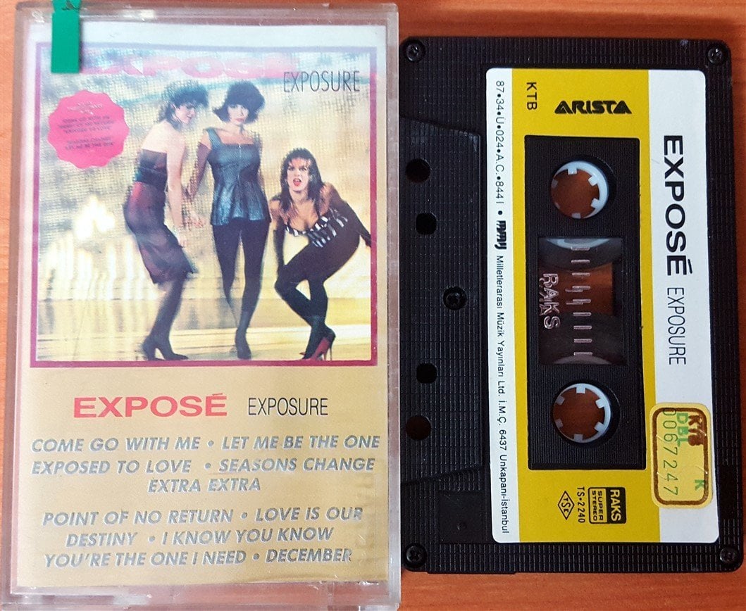 EXPOSE - EXPOSURE (1987) MMY CASSETTE MADE IN TURKEY ''USED''