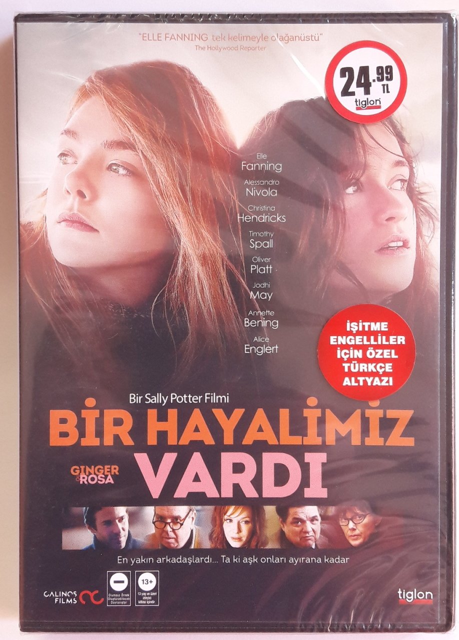 BİR HAYALİMİZ VARDI - GINGER & ROSA - SALLY POTTER - DVD SIFIR