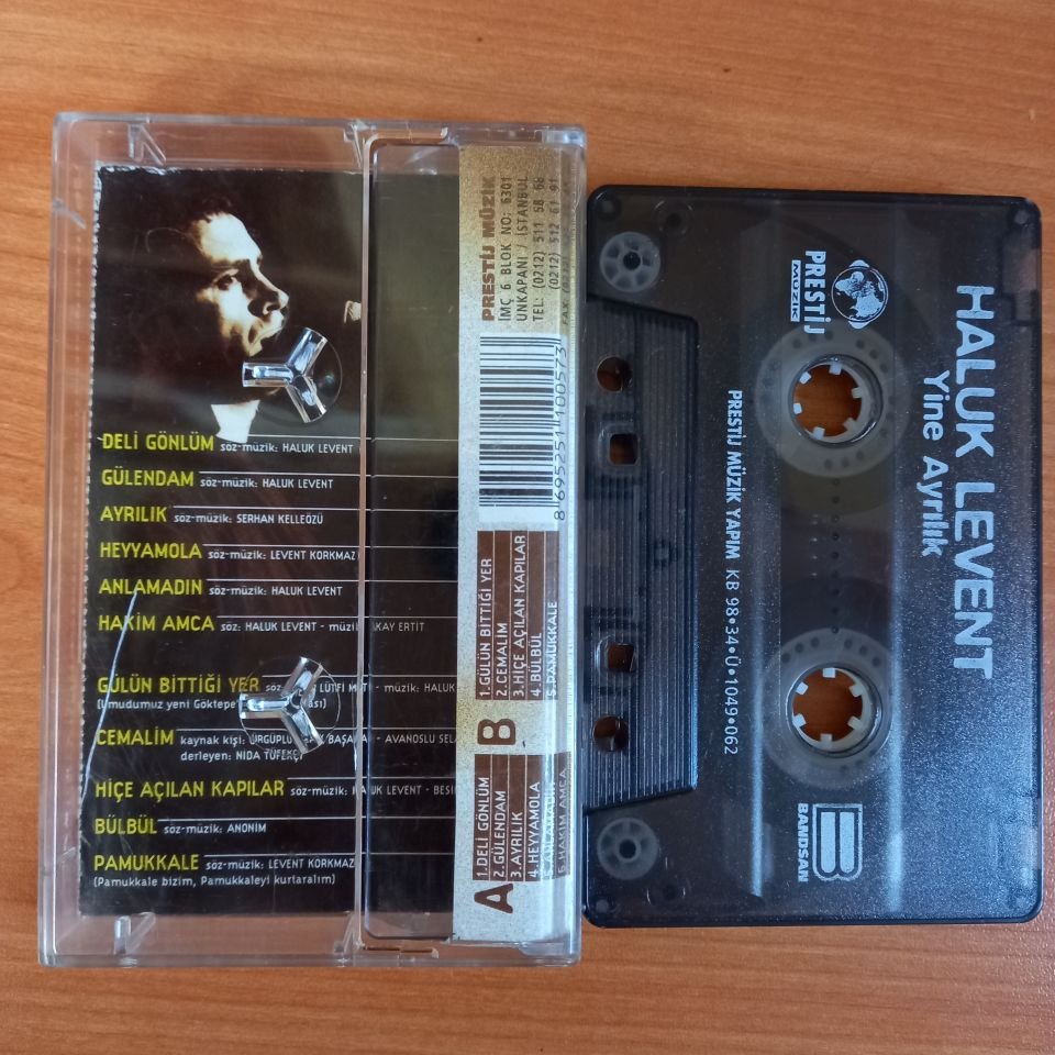 HALUK LEVENT - YİNE AYRILIK (1998) - KASET 2.EL