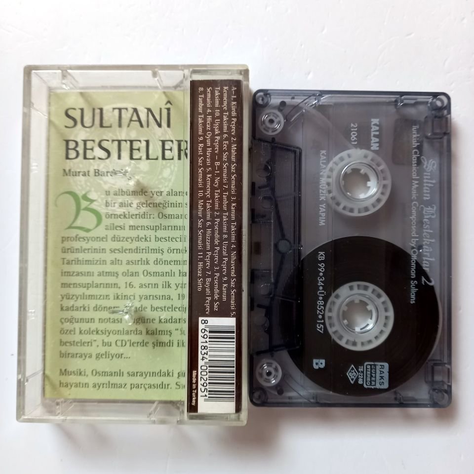 SULTAN BESTEKRLAR 2 - SAZ ESERLERİ (1999) - KASET 2.EL