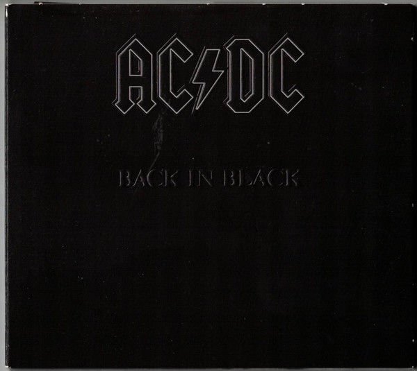 AC/DC - BACK IN BLACK (1980) - CD REISSUE DIGIPACK AMBALAJINDA SIFIR