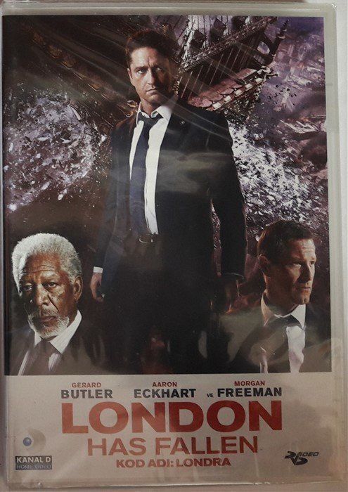 KOD ADI: LONDRA - LONDON HAS FALLEN - GERARD BUTLER - AARON ECKHART - MORGAN FREEMAN - DVD 2.EL