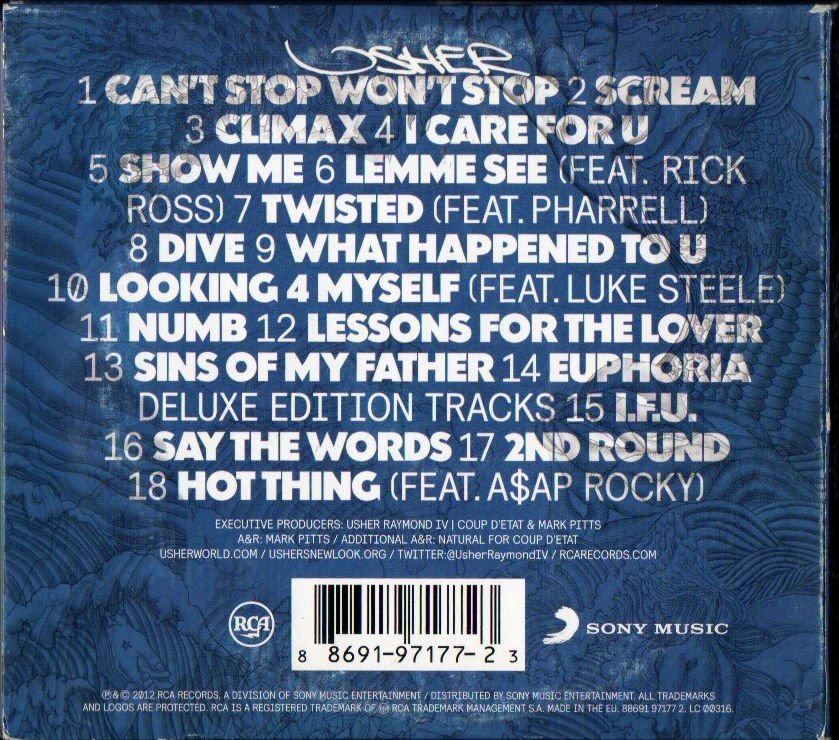 USHER - LOOKING 4 MYSELF (2012) - CD CONTEMPORARY R'N'B HIP HOP DIGIPACK 2.EL
