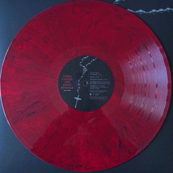 MY CHEMICAL ROMANCE - THREE CHEERS FOR SWEET REVENGE (2004) - 2LP (3 SIDED) 2025 RED & BLACK COLOURED EDITION SIFIR PLAK