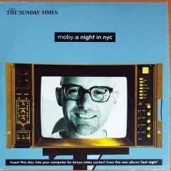 MOBY - A NIGHT IN NYC (2008) MUTE RECORDS / THE SUNDAY TIMES PROMO CD 2.EL