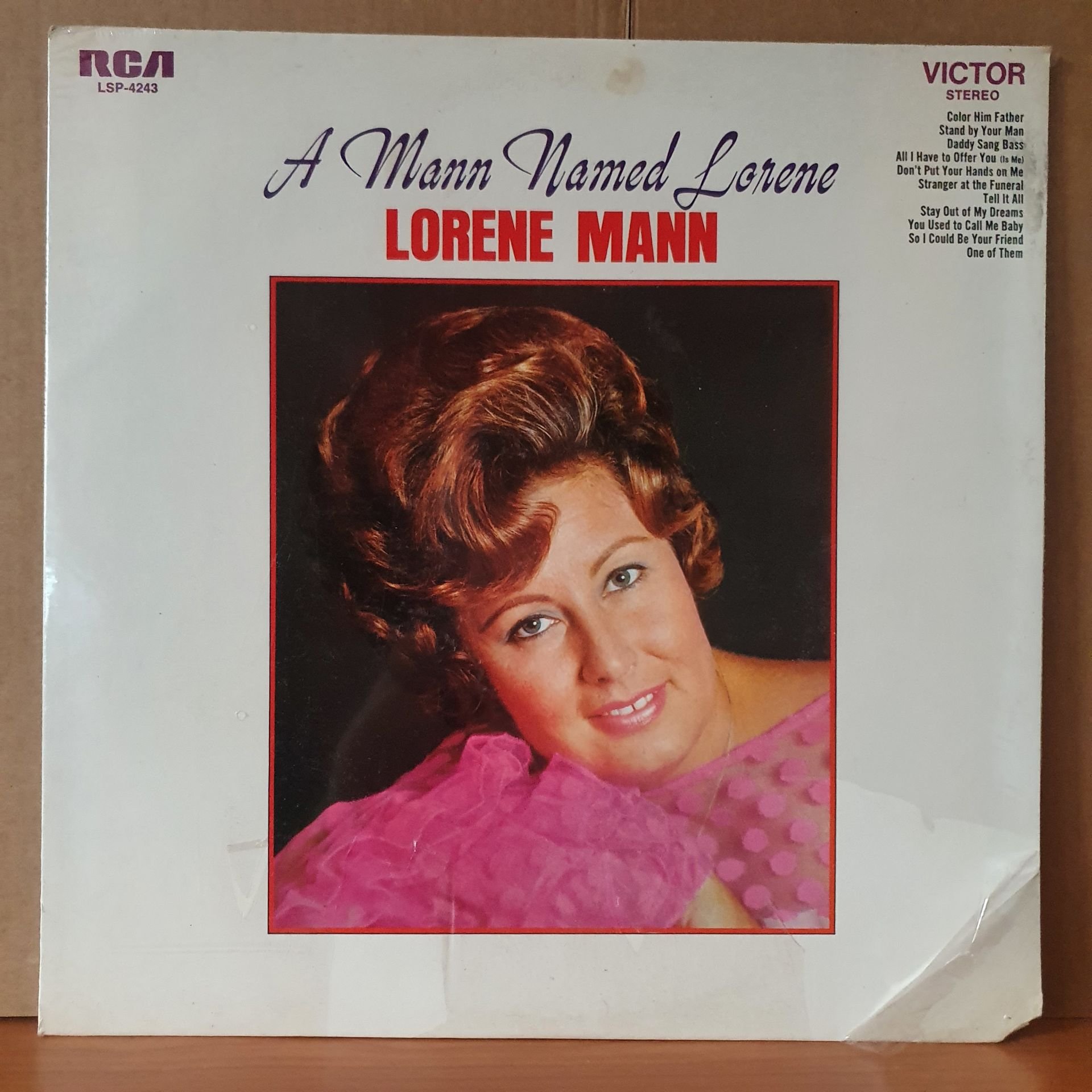 LORENE MANN - A MANN NAMED LORENE (1969) - LP DÖNEM BASKISI SIFIR PLAK