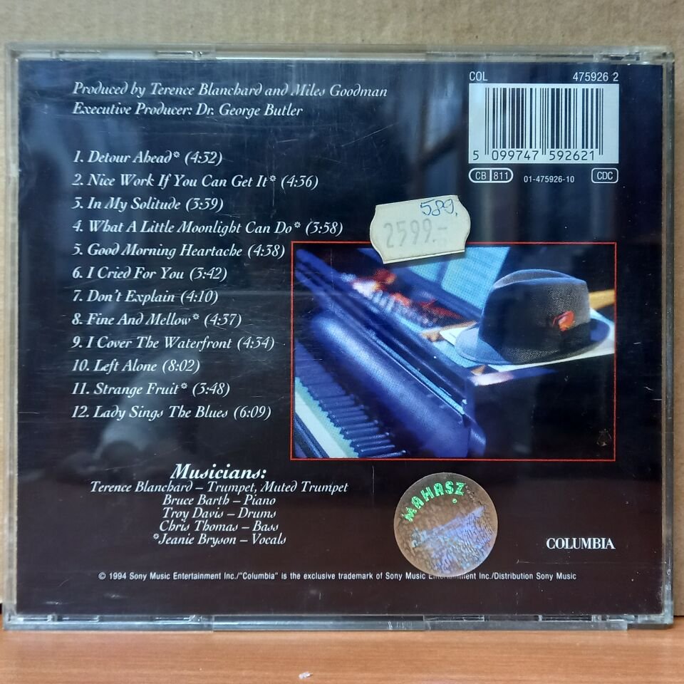 TERENCE BLANCHARD – THE BILLIE HOLIDAY SONGBOOK (1994) - CD 2.EL