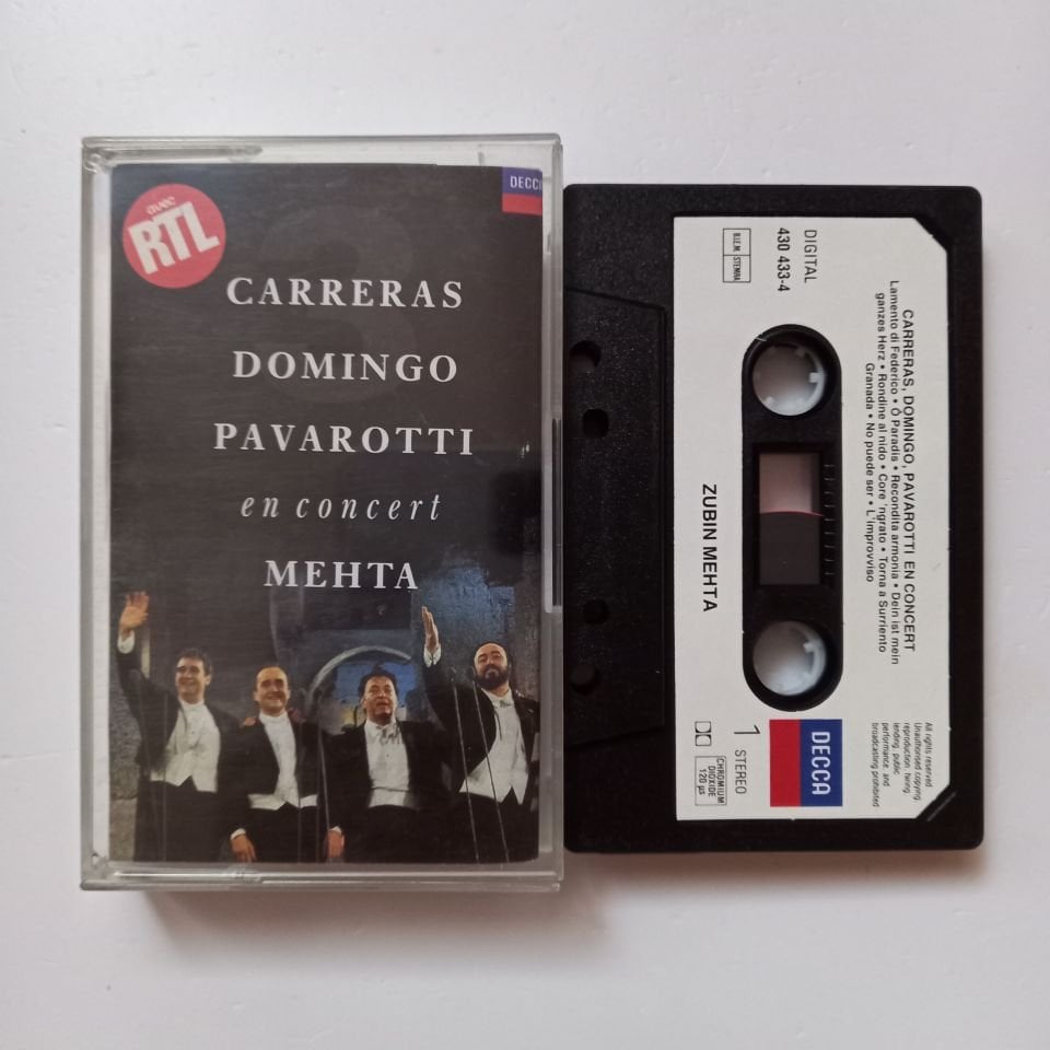 CARRERAS, DOMINGO, PAVAROTTI - IN CONCERT / MEHTA (1990) - KASET 2.EL