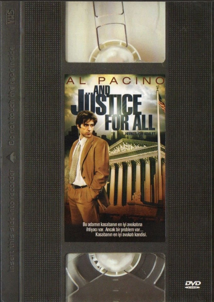 AND JUSTICE FOR ALL - HERKES İÇİN ADALET - AL PACINO - NORMAN JEWISON - DVD 2.EL