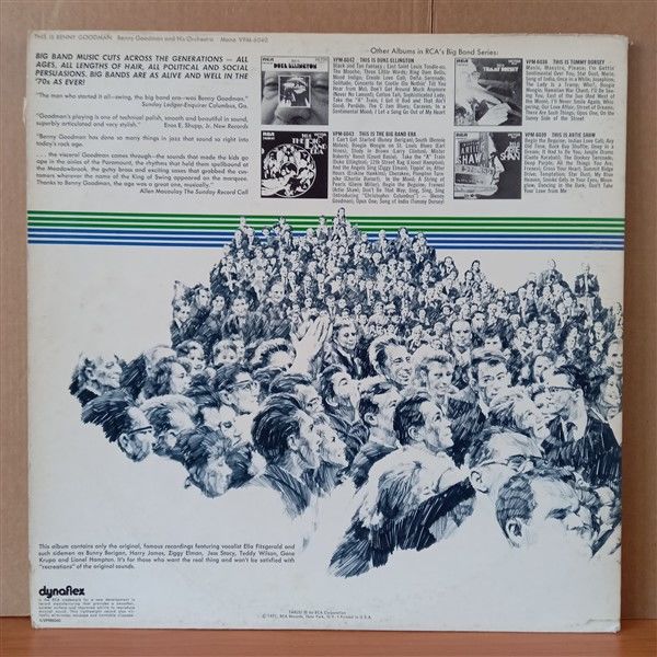 BENNY GOODMAN AND HIS ORCHESTRA – THIS IS BENNY GOODMAN (1971) - 2LP 2.EL PLAK