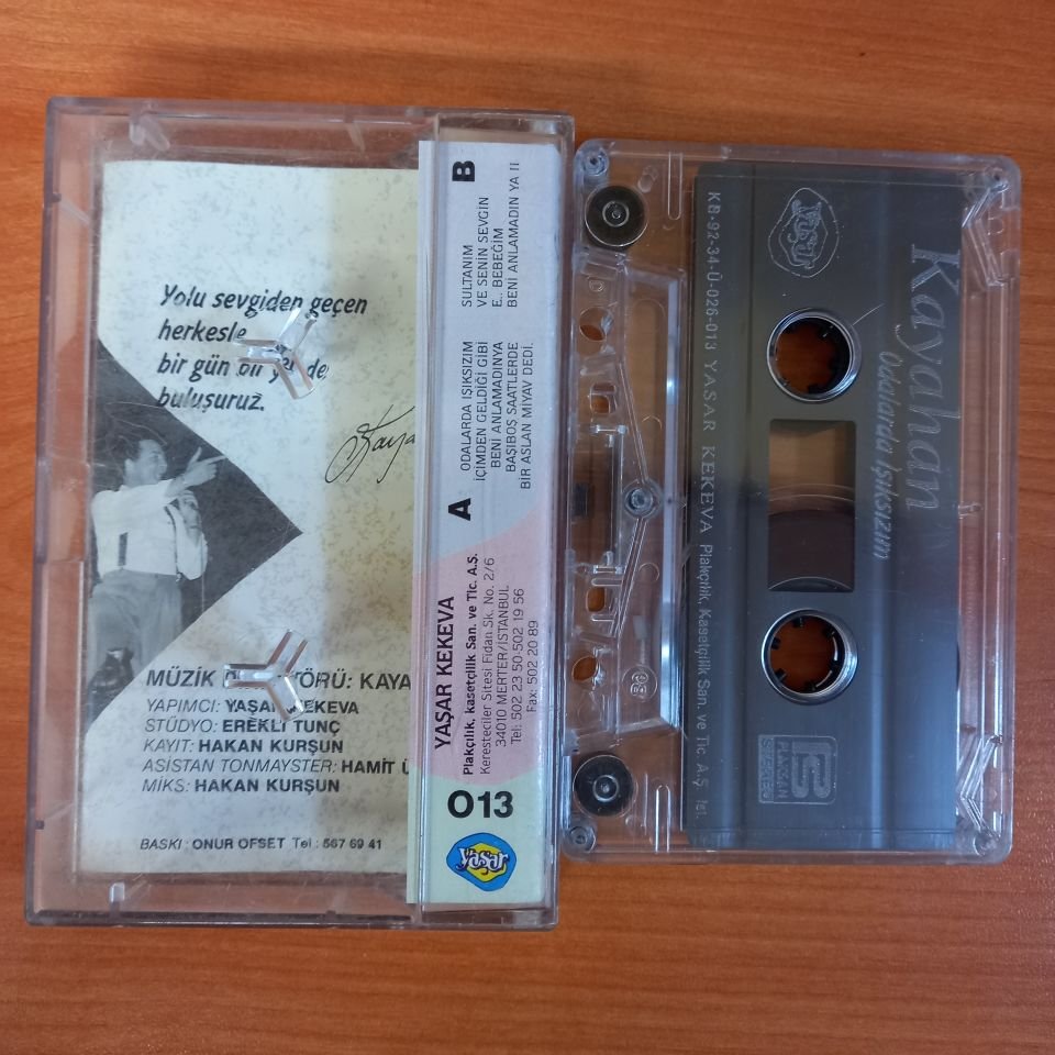 KAYAHAN - ODALARDA IŞIKSIZIM (1992) - KASET 2.EL
