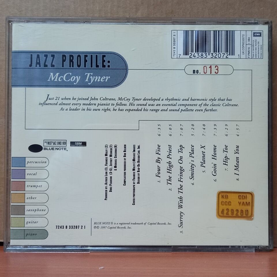 MCCOY TYNER – JAZZ PROFILE: MCCOY TYNER (1997) - CD 2.EL