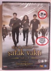 ALACAKARANLIK EFSANESİ ŞAFAK VAKTİ BÖLÜM 2 - TWILIGHT SAGA BREAKING DAWN - KRISTEN STEWART - ROBERT PATTINSON - DVD SIFIR