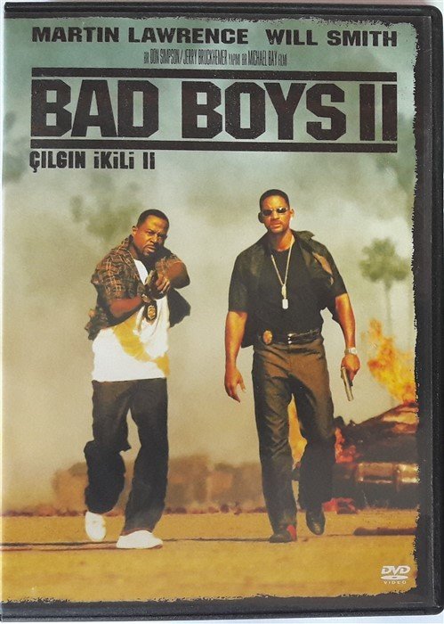 BAD BOYS II - ÇILGIN İKİLİ II -  MARTIN LAWRENCE - WILL SMITH - MICHAEL BAY - 2DVD 2.EL