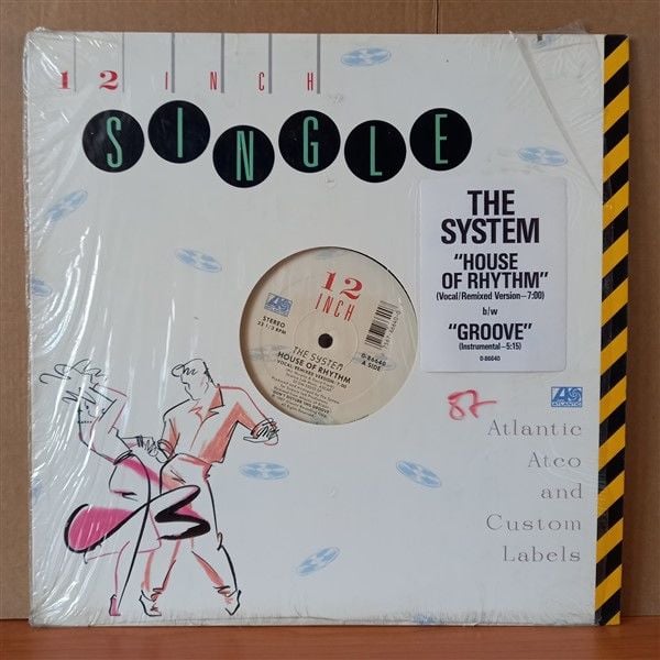 THE SYSTEM – HOUSE OF RHYTHM / GROOVE (1987) - 12'' 33RPM MAXI SINGLE 2.EL PLAK