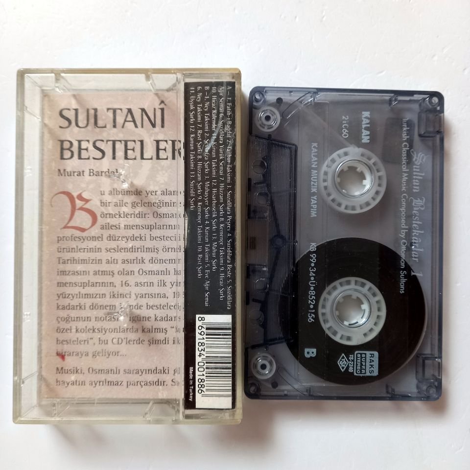 SULTAN BESTEKARLAR 1 - SÖZLÜ ESERLERİ (1999) - KASET 2.EL