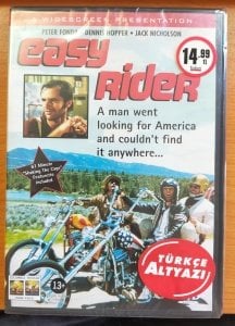 EASY RIDER - PETER FONDA - DENNIS HOPPER - JACK NICHOLSON - DVD SIFIR