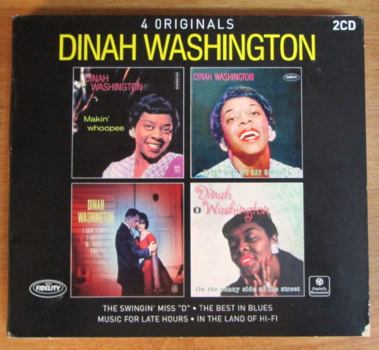 DINAH WASHINGTON - 4 ORGINALS (ALBUMS) 2CD 2.EL