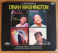 DINAH WASHINGTON - 4 ORGINALS (ALBUMS) 2CD 2.EL