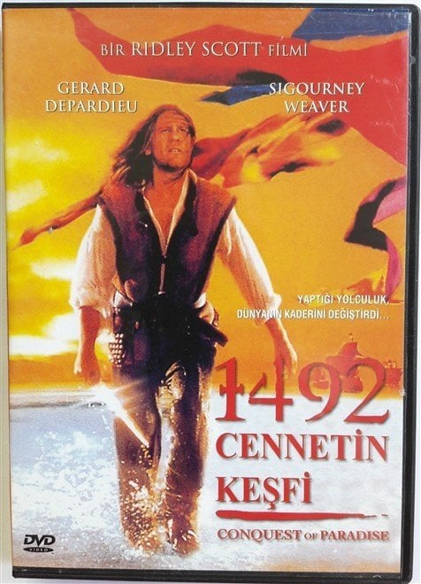 1492 CENNETİN KEŞFİ - 1492 CONQUEST OF PARADISE - GÉRARD DEPARDIEU - SIGOURNEY WEAVER - RIDLEY SCOTT - DVD 2.EL